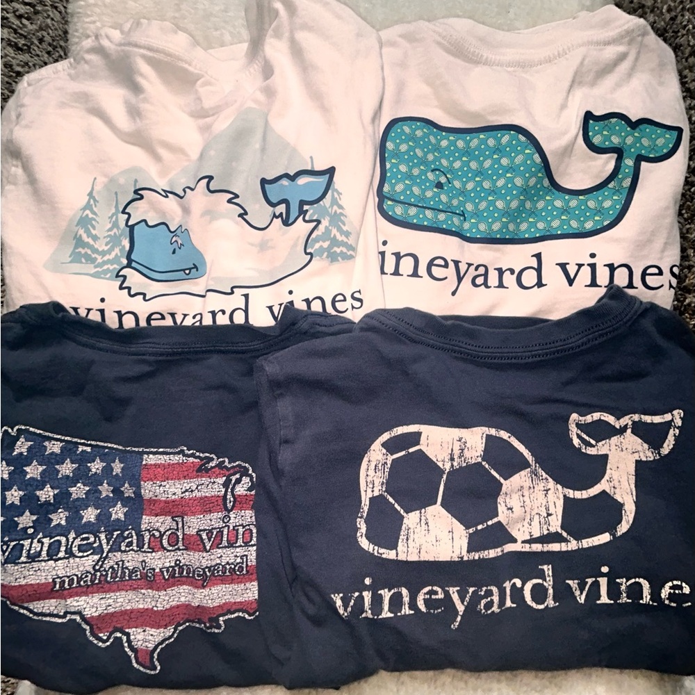Boys Vineyard Vines Long Sleeve Shirts Bundle - Size 5
